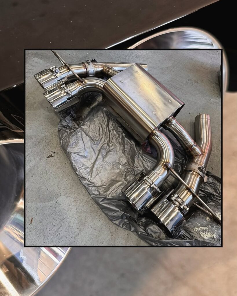 Titanium Welding & Fully Custom Exhaust Building by CG Motorsports in Richmond